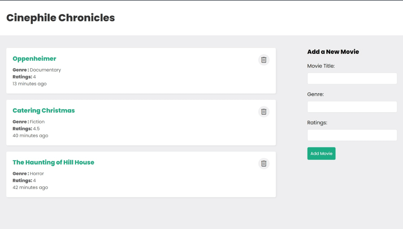 Cinephile Chronicles